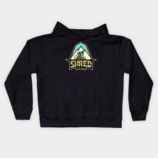 shred the gnar Kids Hoodie